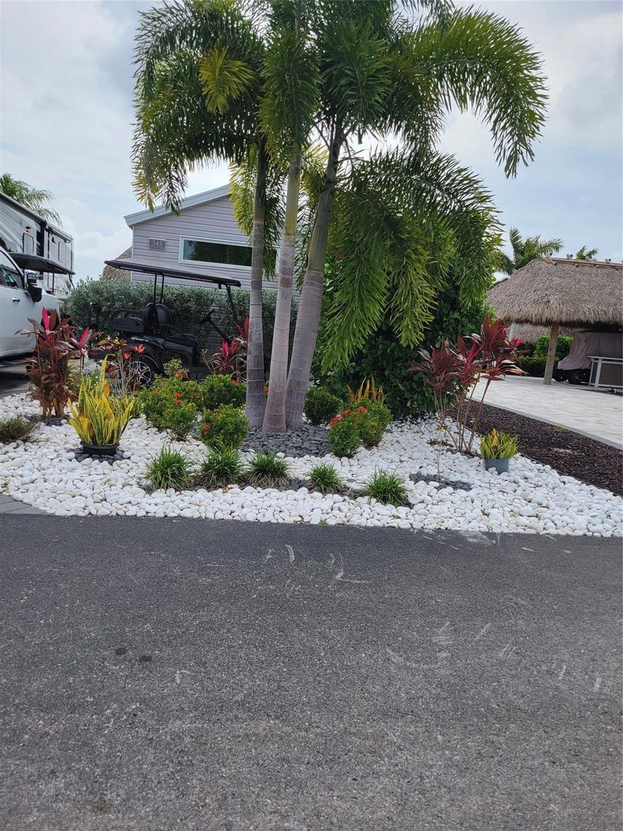 Located at Silver Palms Rv Resort, 90 acre gated community. Clubhouse, billiard, card, library and fitness center. Daily activities. Pool side bar and grill. Beautiful lake front lot with custom casita (12X18). Ac , 1/2 bath, fridge and cabinetry. Tiki (12X16) over looks the lake and relaxing sounds from the fountain. Professionally landscaped and decorated lot. Maybe rented when not in use. Full-time or seasonal use. Dog park, pickleball, shuffleboard and so much more awaits you at this amazing 5 star resort. Why rent, when you can own and have that special place every year