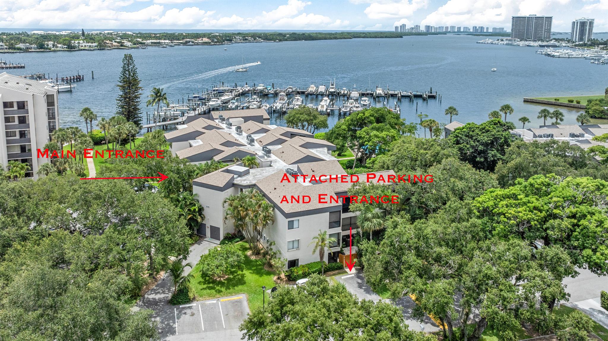 Fully renovated 3BR/3BA ground-floor condo in gated Twelve Oaks. Located in Phase 1, this unfurnished unit lives like a private home with direct access--no stairs or elevators--and both screened and open-air patios just steps from the Phase 1 waterfront pool and marina. Luxury vinyl flooring throughout, updated kitchen and baths, and split-bedroom layout. Reserved parking at private entrance. Community offers pool, tennis, pickleball, and available boat slips for rent (up to 50'). Minutes to Singer Island, MacArthur Park and Juno beaches, Publix, Gardens Mall, and local dining. A perfect peaceful retreat!