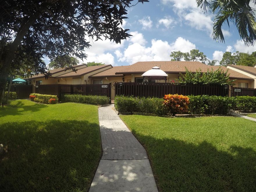 Beautiful remodeled Villa available for rent featuring 2 bedrooms 2 bathrooms.  This charming home offers a spacious layout, a beautiful lake view in the back, and both front and back patios perfect for relaxing or entertaining. The Villa is updated and move in ready, located in a peaceful setting with plenty of outdoor space to enjoy.