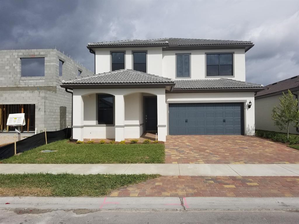 This new construction home is located in the fields, a luxurious Divosta community .This eye catching home features stainless steel appliances, impact glass windows, kitchen backsplash and Granite counter tops to name just a few upgrades this home features.