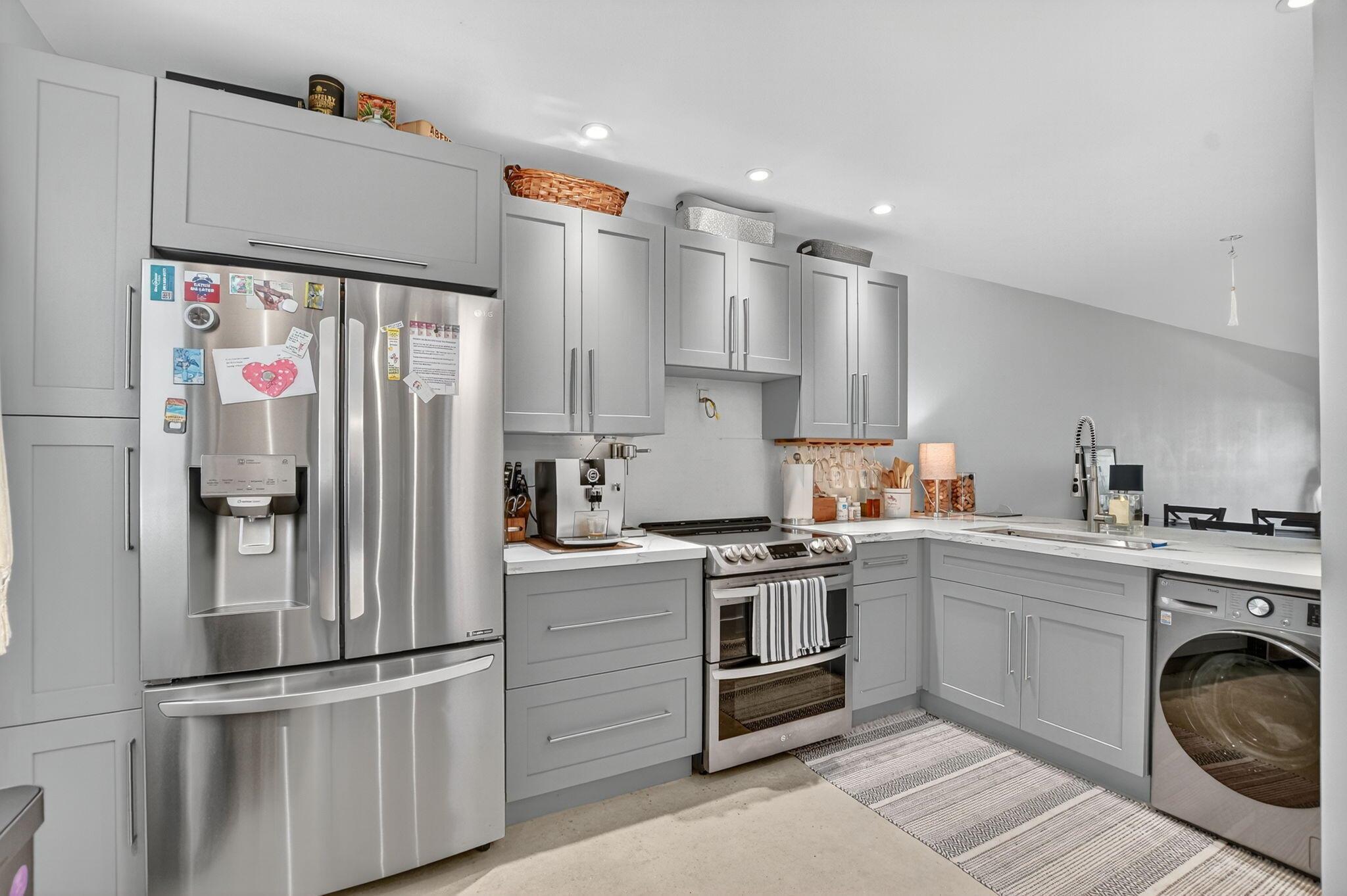 Completely renovated unit in a very sought 55+ community. Impact windows,new entrance door,top of the line stainless steel appliances, kitchen open to dining-living areas, high quality bathroom renovations, solid wood doors. Close to I95 access and Tri_Rail Station, grocery stores and other shopping areas, 2.5 miles to the Beach and a 10-15 minute drive to trendy downtown. Free laundry machines on each floor. Water,basic cable and internet included in rent.