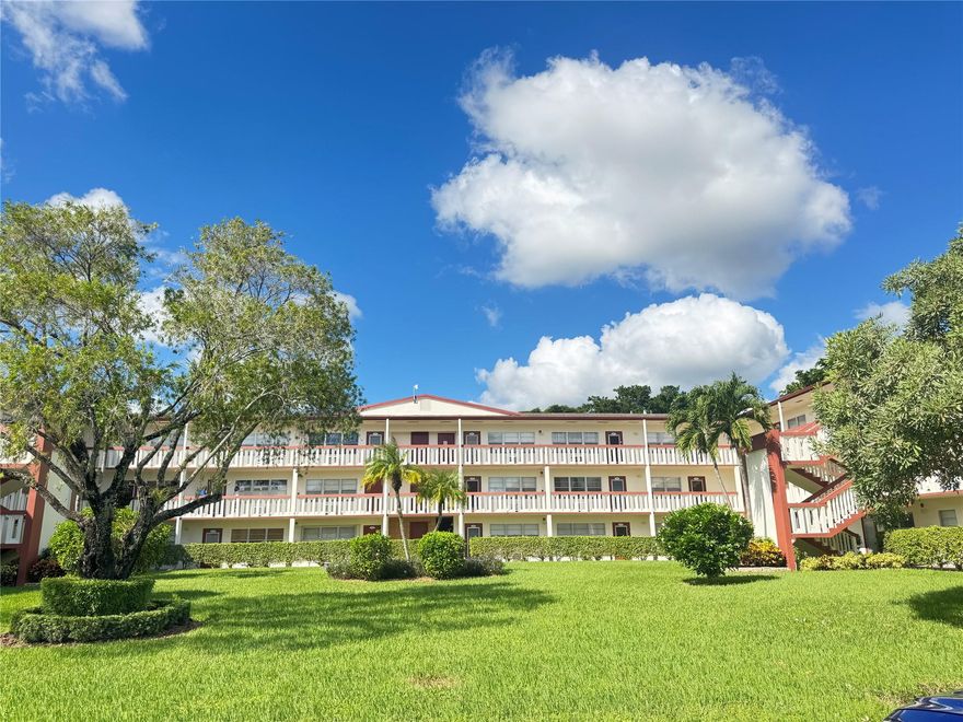 1 Bedroom 1 Bathroom Condo Unit in Gated Century Village 55+ Community. New Refrigerator, Vacant and ready to be occupied. Close to elevator on 3rd floor, excellent location. Beautiful view. Cable, Internet and 1 assigned parking space included. Planty of Visitors Parking, Schedule Busses. Century Village Community amenities offers modern clubhouse with a fitness center, theatre, pool, games, lectures and many other activities like Tennis, Shuffleboard and more.