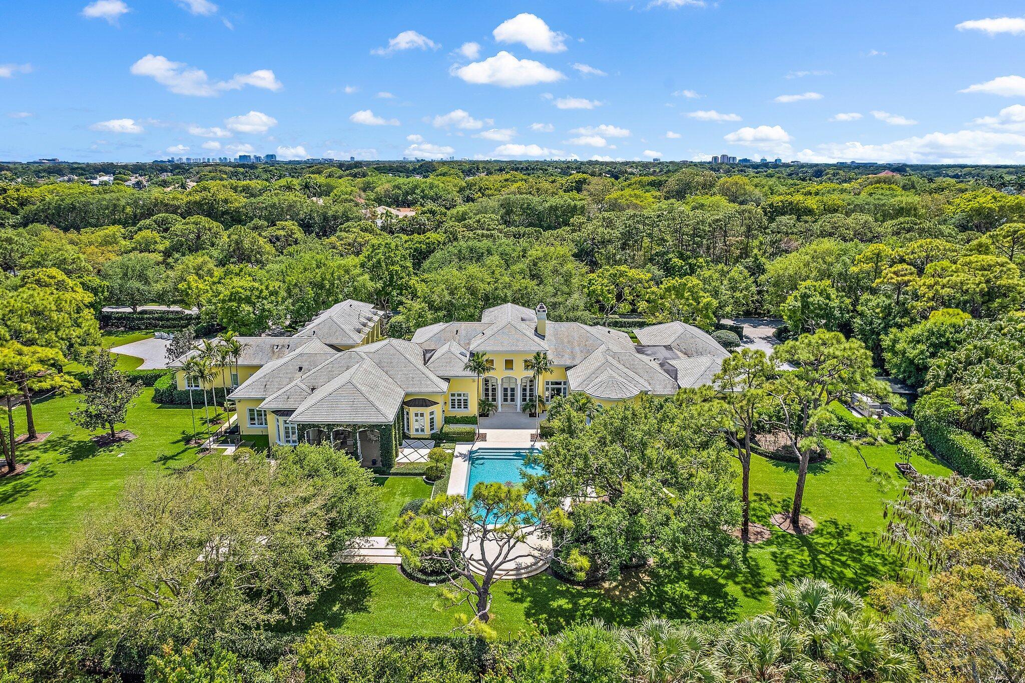 Extraordinary custom estate home built on one of the largest lots in the exclusive Bears Club. This home has the potential for both privacy and sweeping lake and golf views of the 11th green on the Nicklaus Signature Course at The Bears Club. This home was fully renovated approximately 5 years ago by Keating & Moore Construction and features upper tier finishes throughout. The lot provides additional building envelope and could easily accommodate an expansion or free standing guest house or other amenity structure.