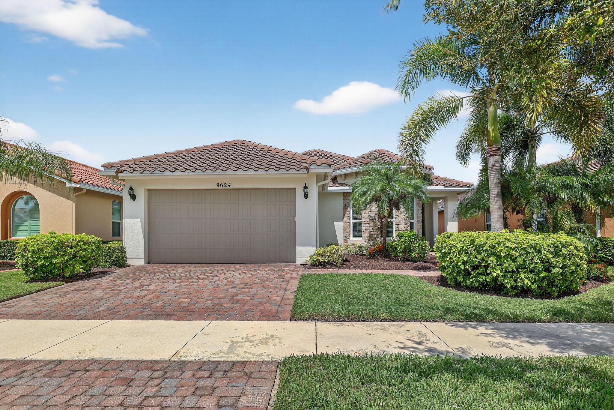 Rare Vanderbilt model located in the desirable community of Vitalia. Beautifully renovated 3 bedroom 2 bath home with a spacious open floor plan that is very functional. Large eat in kitchen featuring upgraded countertops, center island, breakfast bar, dual wall oven, gas range, and pantry. Great room features coffered ceilings and sliding doors leading to the covered lanai with an electric roll down shade, and private back yard with no neighbors behind the house. Master suite is big, and has coffered ceilings plus a stunning remodeled bathroom with a huge shower, double vanities, and a huge walk in closet. Vitalia is a vibrant active community with a 24,000 sf clubhouse featuring a fitness center, ballroom, billiards and darts room plus a resort style pool with cabanas.