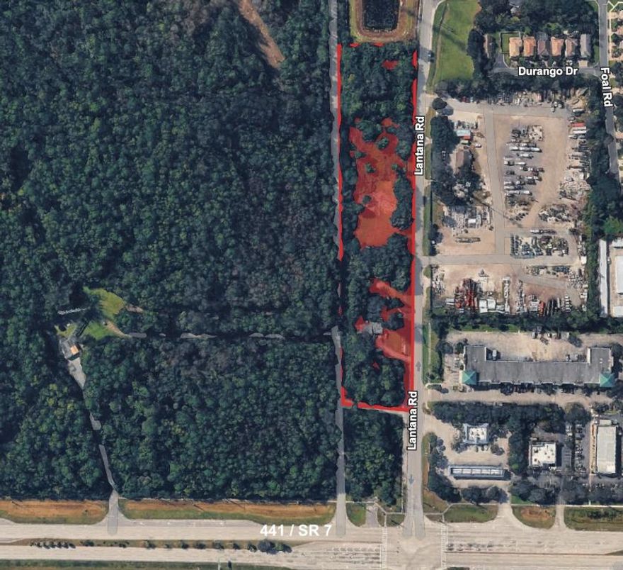 Prime commercial acreage in the highly desirable Lake Worth/West Lake Worth corridor. This rare **+/- 4 acre CG-zoned parcel** offers exceptional visibility and frontage on Lantana Road, making it ideal for redevelopment, commercial expansion, or long-term investment. With **General Commercial (CG)** zoning already in place, the site supports a wide variety of commercial uses including retail, office, medical, service, and mixed commercial applications (buyer to confirm). The property includes an existing structure (built 1955; approx. 1,909 sf living area) and multiple outbuildings, offering potential for renovation or removal depending on buyer needs. Buyer to verify all facts and figures.