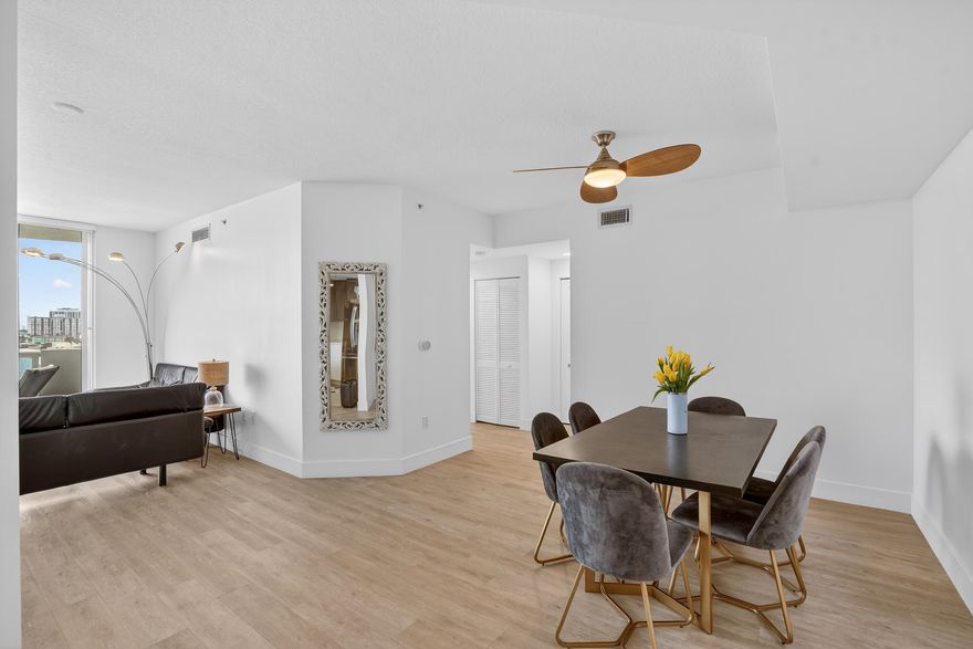 Live the South Florida lifestyle in this stunning 9th-floor unit at Bay Village Condo! Enjoy breatlhtaking water and skyline views, a bright open layout, and an unbeatable location in North Bay Village. This fully updated unit features a built-in wine cooler, hurricane-impact windows and sliding glass doors, and so much more. Just minutes to the beach, dining, and entertainment—perfect for end users or investors alike!  2 BEDROOM 2 BATH SPLIT FLOOR PLAN