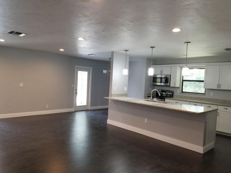 House has been completely  updated. House has a new roof.