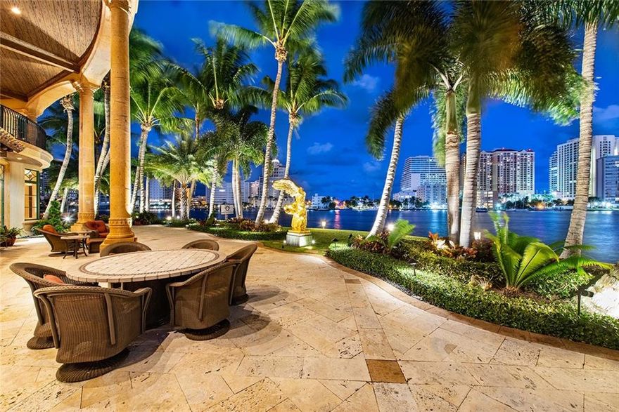 ONE of a kind, Las Olas Point Waterfront Estate of Direct Intracoastal views .   Watch a Boat Parade every day.     This is one of Fort Lauderdale’s most significant locations. Amazing Panoramic Intracoastal views from almost every room. Luxurious landscaping and lighting throughout the estate.  Large master suite, large balconies, exercise room, built-in bar, new roof, & pool with Dominican coral stone patio.   Great for entertaining.  Light & Bright. Only the finest finishes.  Walk to Las Olas Blvd., Beach, restaurants, shopping. Lot 60 and 61 can be sold separately  $7,000,000 each.Single family home can also be sold separately lot 59 FIRST TIME ON THE MARKET,THIS IS ONE OF FORT LAUDERDALE'S MOST SIGNIFICANT LOCATION. MOST OF THE ROOMS HAVE EXTRAORDINARY VIEWS OF THE INTRACOASTAL. LUXURIOUS MASTER SUITE, WITH SITTING AREA, AND LARGE BALCONIES OVER LOOKING THE WATER AND LANDSCAPED GROUNDS, HIS AND HERS BATH, EXERCISE ROOM IS OFF THE MASTER SUITE. THIS HOME CAN HAVE ONE OF THE OFFICES TURNED INTO A 5TH BEDROOM IF NEEDED AND ONE OF THE OFFICES CAN BE TURNED BACK TO THE THIRD CAR GARAGE. ALL OF THE STONE PILLARS ARE OUT OF CANTERA STONE, ONLY THE FINEST FINISHES THROUGHOUT.LOTS CAN ALSO BE SOLD SEPARATELY