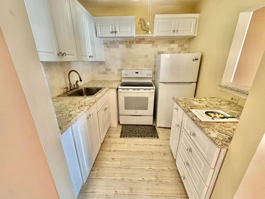 Beautifully remodeled 1 Bd, 1.5 baths condo for rent in a 55 plus retirement community of Century Village, West Palm  Beach. Nice floors, updated kitchen cabinets, new floors, windows in lanai. Century Village offers many amenities of resort style living, like over a 1000 seat clubroom to watch shows and movies, indoor and outdoor pools, courtesy bus service, medical facilities, beauty shop, tennis, boating and more. Close proximity to PBI airport, restaurants, shops and beaches.