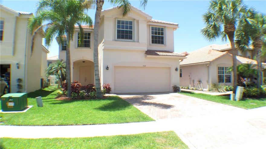 A lovely Mediterranean-style fully remodeled home in gated community-Nautica Isles.This 5-bed/3.5 baths home features new laminate wood floors,5 spacious bedrooms & bathrooms completely redone.Enormous master bedroom w/walk-in closets,a lavish masterbath w/shower &Jacuzzi;gorgeous kitchen w/wood cabinets,granite countertops,&brand new stainless steelapp.Resort-style commnity swimming pool,water park,kiddie pool,3 playgrounds,tennis&basketball CT,fitness center,volleyball court,&soccer field. FHA APPROVED
