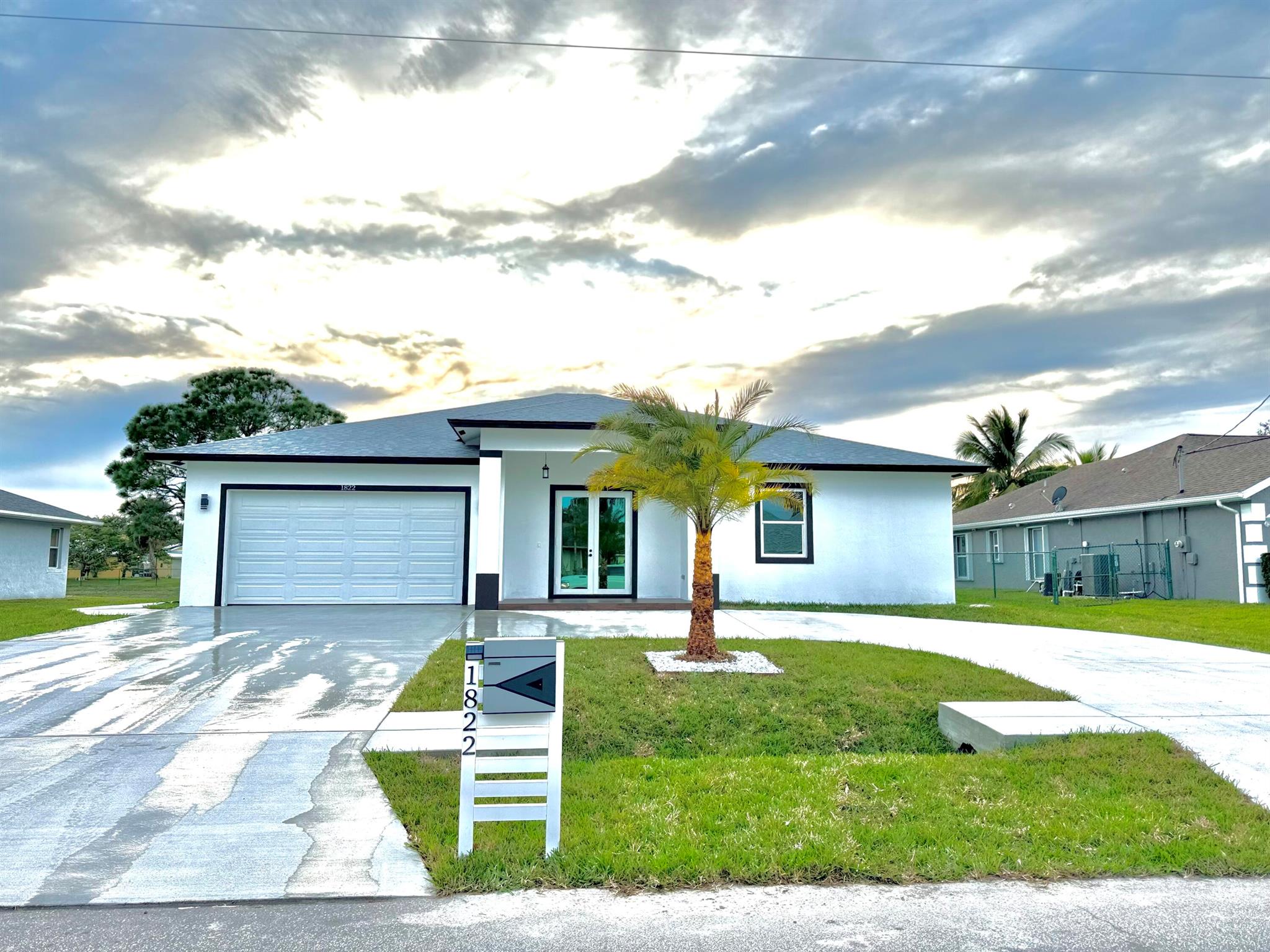 Great Opportunity In Port St Lucie, Newly Built Beautifully Designed 4 Bedroom, 3 Bathroom Home With Lots of Space, Volume Ceilings, Large Kitchen. 2 Car Garage. This Will Not Last Long Make Your Best Offers!!!
