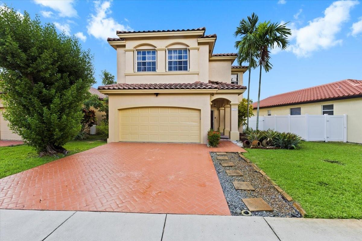 Move-in ready! This two-story, 4-bedroom, 2.5-bath home is located in the gated, family-friendly community of Vizcaya. The home features an open floor plan, updated kitchen and bathrooms, tile flooring on the first floor, and laminate wood on the stairs and second floor. Additional highlights include a walk-in closet, plantation shutters, impact-resistant front and back doors, and accordion hurricane shutters. Vizcaya is a highly desirable community offering roving security and three residents-only entrance/exit gates. Conveniently located near schools, shopping, and with easy access to major highways.