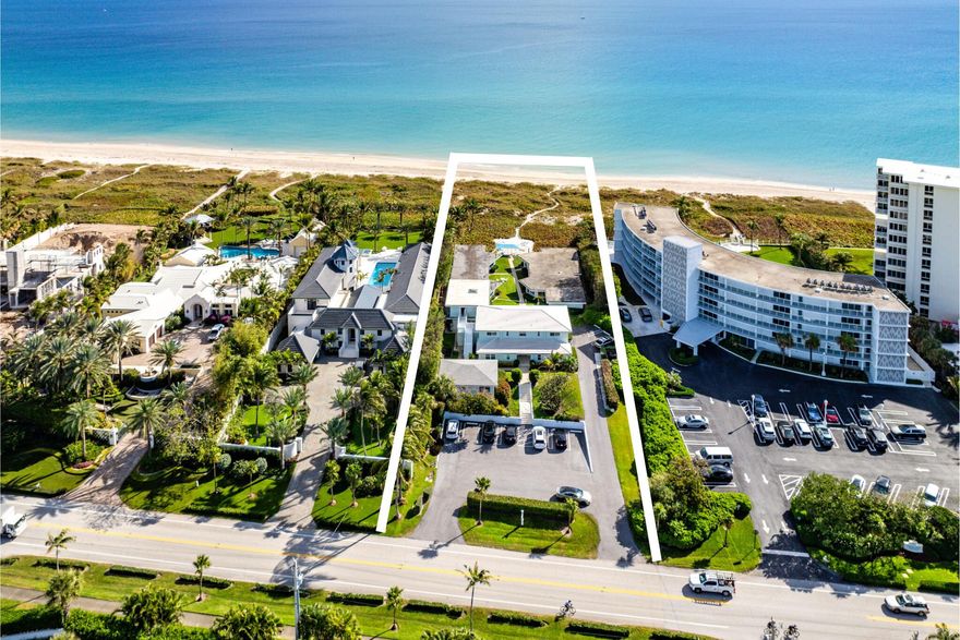 Set on 120 feet of pristine oceanfront in Delray Beach, this rare offering combines breathtaking views with an unparalleled coastal lifestyle.