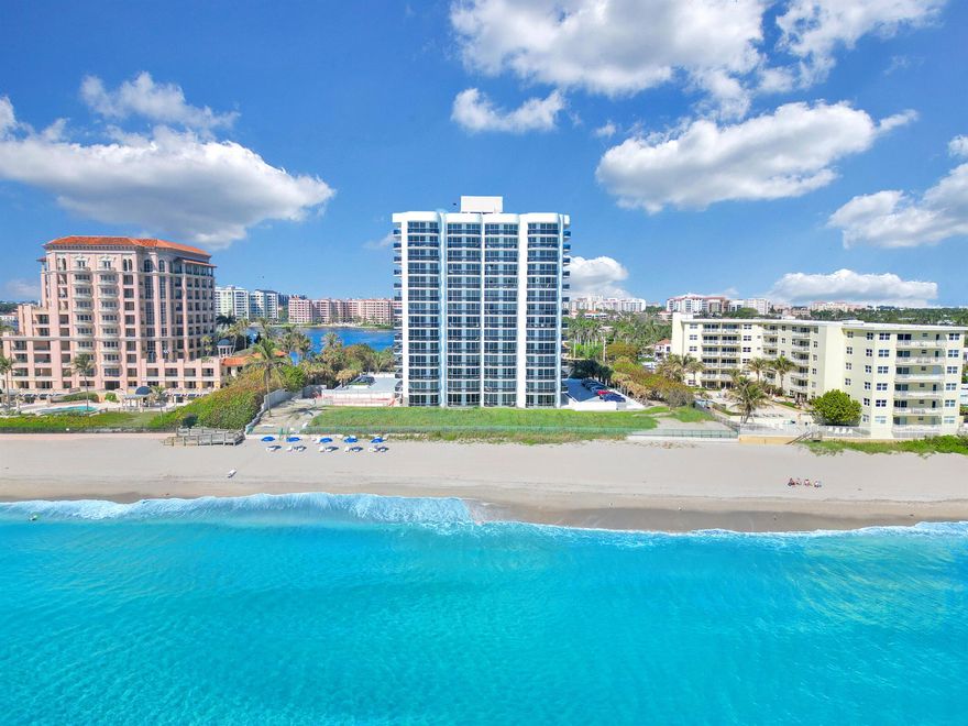 Experience luxury living at its finest in this exquisite three-bedroom, three-bathroom condo overlooking the stunning ocean in East Boca Raton, Florida. With four balconies offering direct oceanfront views, indulge in unparalleled tranquility and breathtaking sunsets right from your own home.This meticulously designed condo boasts designer finishes throughout, providing an ambiance of elegance and sophistication. From the moment you step inside, you'll be captivated by the seamless blend of modern luxury and coastal charm.Enjoy the convenience of being within walking distance to upscale shops and gourmet restaurants, allowing you to immerse yourself in the vibrant atmosphere of East Boca Raton.