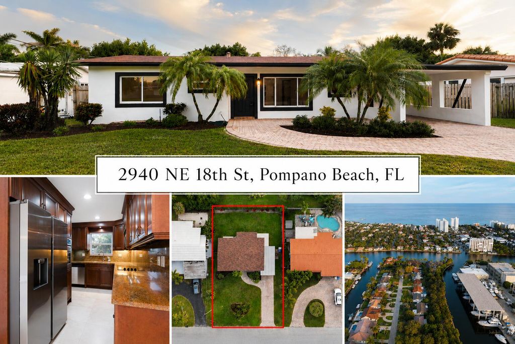 Photo of 2940 NE 18th Street, Pompano Beach, FL 33062 (MLS # B26030126)