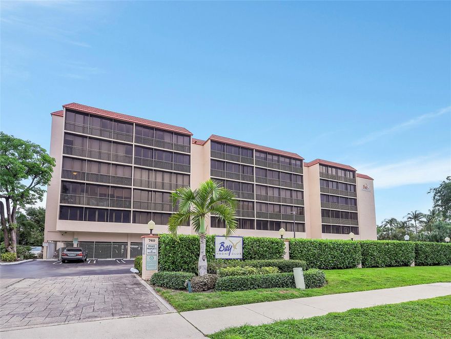 This delightful 1-bedroom, 1-bathroom corner unit is nestled within a quaint boutique building featuring just 80 units. The building is located on the ICW and leads to Santa Barbara lake and the ocean with no fixed bridges.  Conveniently, it offers assigned covered parking and is ideally positioned close to restaurants, shops, healthcare facilities, and the beach. The building boasts the successful completion of its 40-year inspection. Residents can take advantage of on-site amenities, including a waterfront heated pool, BBQ area, exercise room/gym, bike storage, and individual unit storage. This condo offers excellent value with low condo fees. Convenient access to both the Intracoastal and the Ocean. Additionally, the property is pet-friendly, making it an even more attractive choice.