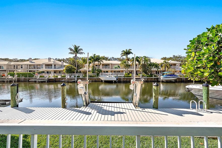 Boater's Paradise! Experience the ultimate waterfront lifestyle in this beautiful 2-story townhouse available for annual lease, with direct ocean access; your private 35-foot dock & 16,000-lbs boat lift. Over 3000 square feet; 4 bedrooms all located on the 2nd floor, a ground-floor office, expansive family and living rooms, a private patio, and a 2-car garage. Upscale 24-hour manned gated community of Cypress Island, residents enjoy access to a community pool along with top-rated public schools & a private marina. Enjoy life on the water, dinners at surrounding waterfront restaurants and just minutes to the Jupiter Inlet. Truly the epitome of the South Florida Lifestyle! Professional Photos Coming Soon....