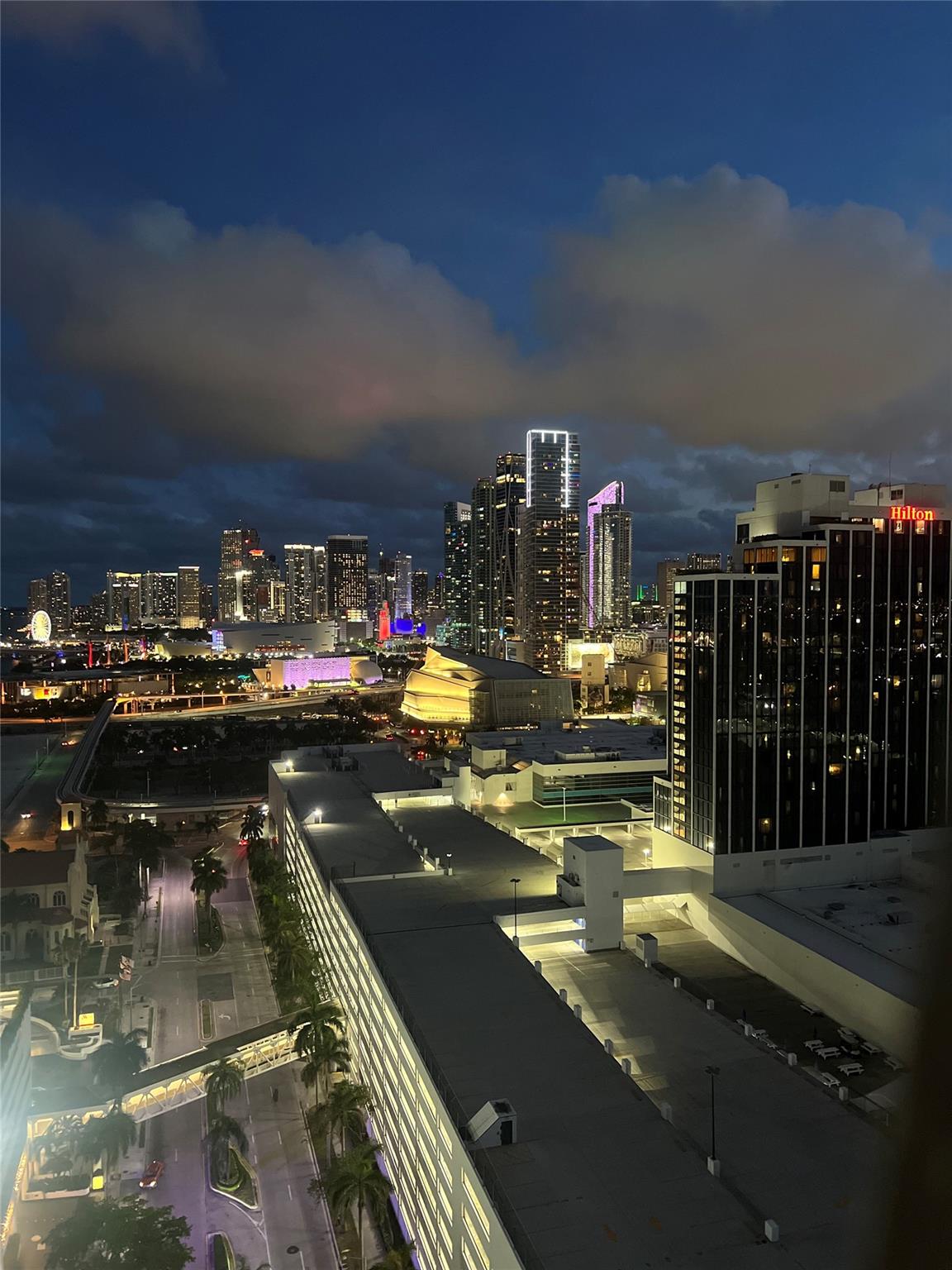Great opportunity for an oversized 1 bedroom with many upgrades; flooring, plumbing, light fixtures, barn door, closet shelving, SS appliances & 2022 XL W/D in unit. 26' balcony w/gorgeous southern views of Biscayne Bay & Miami skyline. The building has seen many positive changes w/NEW MANAGEMENT & NEW HOA BOARD. All amenities renovated within the last 3 years; gym, sauna, community room, elevators and a $5.7M pool remodel w/spas, cabanas & sun deck nearing completion. Just 1 block to Metro Mover, 100yds to Publix, across the street from the waterfront Margaret Pace park, and minutes from world-class dining, shopping & entertainment. Valet and public parking for guests. SAFE & SECURE w/24hr security, gated garage, doorman, facial recognition at all access points & elevator fob.