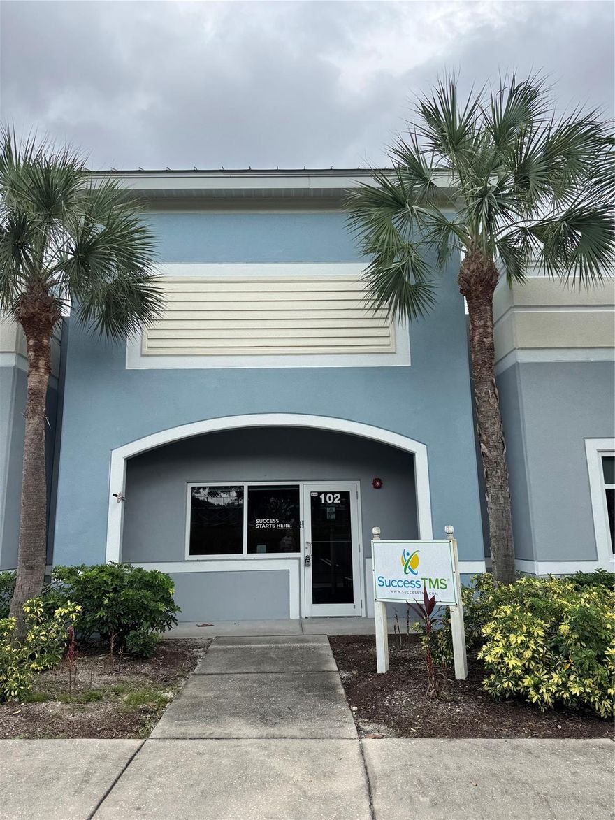 Beautifully maintained 3,500 SF professional office suite in the heart of St. Lucie West, across the street from Clover Park (Mets Stadium) and I-95. Features six private offices, two restrooms, a break room with kitchenette, and a spacious reception area. Ideal for professional or administrative use with ample parking and signage on University Blvd. $20/SF + CAM. Available immediately.