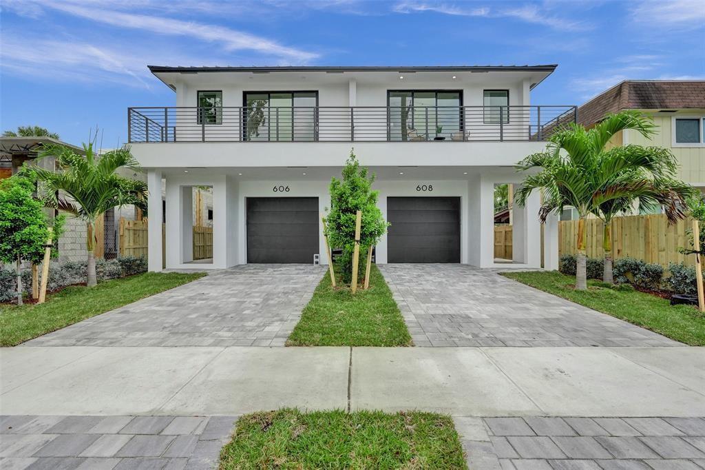 Introducing two modern/contemporary preconstruction townhomes in Tarpon River, ideally located between the airport, Downtown/Las Olas, and the beach. Built with strength and efficiency in mind, these residences feature prefab concrete exterior walls, prefab second-floor truss, and a short pitched metal roof, plus internal conduit for future solar panel and Powerwall upgrades. Now selling preconstruction with buyer customization options of the projects finishes such as the flooring, tile, cabinetry, and more—along with a $20,000 credit toward custom closets. Currently in the framing/drywall stage with estimated completion mid-Oct to late-Nov 2025. Reserve today to secure the widest range of finish options before it’s too late!