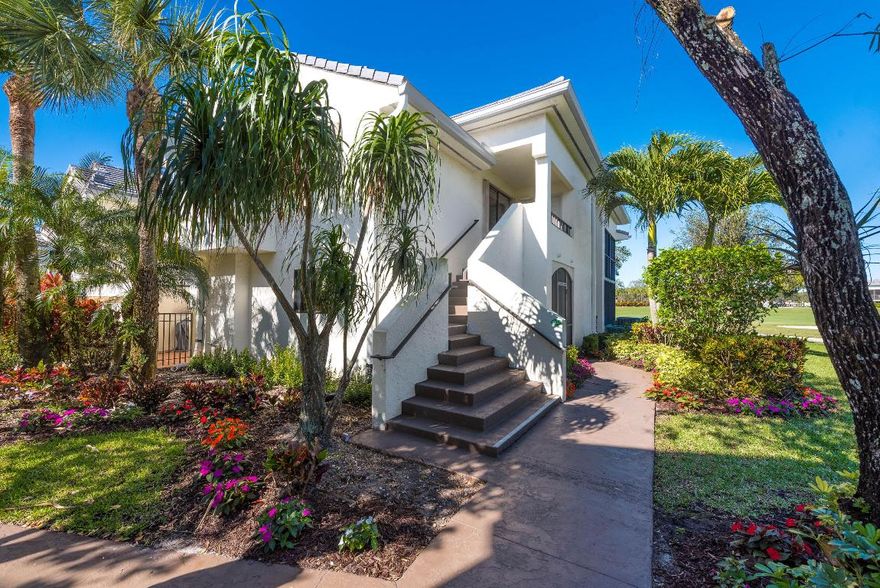 WOW What a view!!! Fantastic opportunity featuring 2 bedrooms, 2 bathrooms, plus a den that can easily be converted into a third bedroom, all within the desirable Bobby Jones floor plan. This bright and light residence boasts vaulted ceilings, enhancing the open and airy feel throughout. Enjoy a prime location with a beautiful, private golf course view from your own wraparound patio. This property offers tremendous potential and is priced aggressively, allowing you to bring your creativity and design your own personal paradise. Conveniently located near the satellite pool and close to the main clubhouse. Gleneagles Country Club is an all-ages, private residential community with 1,082 homes and condominiums, centered around world-class social and sports amenities. Residents enjoy two 18-hole championship golf courses, 19 Har-Tru night-lit tennis courts, 8 pickleball courts, and an impressive 90,000+ square-foot clubhouse featuring three restaurants, two lounges, and a state-of-the-art fitness center and spa.