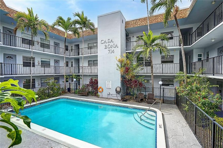 Motivated Seller!! Welcome Home. Charming 2 bedroom, 2 full bath condo situated in a nice boutique building, in the heart of high demand Hallandale Beach! Spacious kitchen and open Living/Dining Room floor plan gives abundance of space to be comfortable or entertain! Huge storage closet in hall. Convenient Elevator access right outside the unit. Amenities Include Pool, Meeting Room, Elevator. 1 Assigned parking spot and several available guest spots. LOCATION is perfect! Close to Aventura Mall, Beaches, Shopping, Dining in brand new shopping center across the street. Ft Lauderdale International Airport, Public Transportation, Casinos! Investment Potential after first year!! No Special Assessments! Schedule to see your new home today!