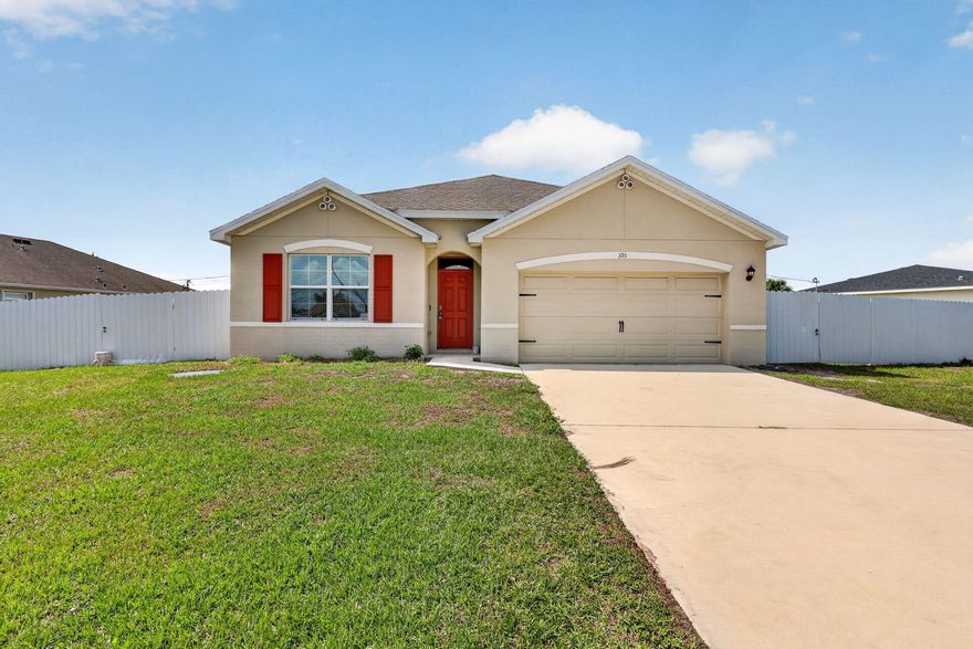 Tucked away in a quiet residential pocket of Port St. Lucie, this home offers comfort, space, and strong long-term upside. This well-maintained 4 bedroom, 2 bathroom home features a bright, open layout with abundant natural light, spacious living areas, and a functional design ideal for both everyday living and entertaining. Enjoy a generous backyard with room to relax, garden, or create your own outdoor retreat. Conveniently located near top-rated schools, parks, shopping, and dining, with easy access to major roadways for commuting. A brand-new Costco is coming soon nearby, adding even more value and convenience to this rapidly growing area. An excellent opportunity for homeowners and investors alike.
