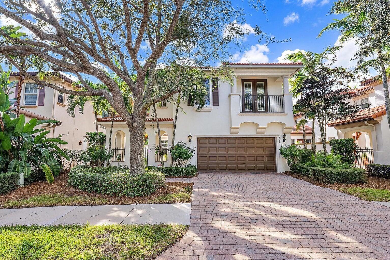 Sitting in A Cul De Sac, Beautifully Renovated & Centrally Located (JUST 3 Miles To The Beach) in The Guard Gated Community of Evergrene in Palm Beach Gardens Offering: 3 Bedrooms, 2 Bathrooms, A 1/2 Guest Bath & A 2 Car Garage. With A Wonderful Enclosed Courtyard, Enjoy The Outdoor Private Space, Split Bedroom Floor Plan. Newer Carpet, Open Kitchen Concept, Separate Living & Dining Room + Upstairs Bonus Office/Loft Area. The Master Bedroom Has a Large Walk In Closet With California Closet Organizers, Private Balcony & Large Ensuite Fully Renovated Bathroom Plus Spacious 2nd & 3rd Bedrooms. Large Backyard - Perfect For A Pool. Enjoy The Resort-Like Amenities that Evergrene Offers. Minutes to the Beach,Public Tennis/Golf Facilities, Downtown Palm Beach Gardens & Airport.''A'' Rated School