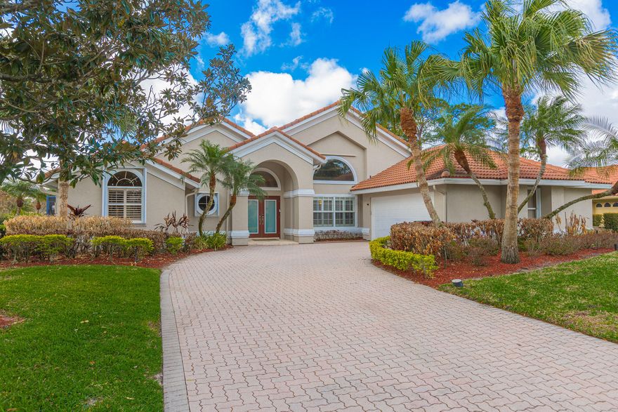 Professional photos coming next week. SHOWINGS SUNDAY 3/15 FROM 12 TO 2. VISITORS MUST USE THE MAIN GATE ON ST LUCIE WEST BLVD. 4 beds, 2.5 bath pool home on the golf course with lots of room for entertaining inside and out. Huge covered and screened in pool area with several seating areas. Split bedrooms, separate dining and living areas. Lots of room to spread out! Roof 2014, one newer AC unit, newer WH, Gas Stove, Electric Fireplace, Heated towel bar in primary along with an Air Massage Tub. Whole house generator hook-up is in place. Generator onsite does not work. Full storm protection with many Impact doors and windows. Great neighborhood in a great location with easy access to 95 and Turnpike.
