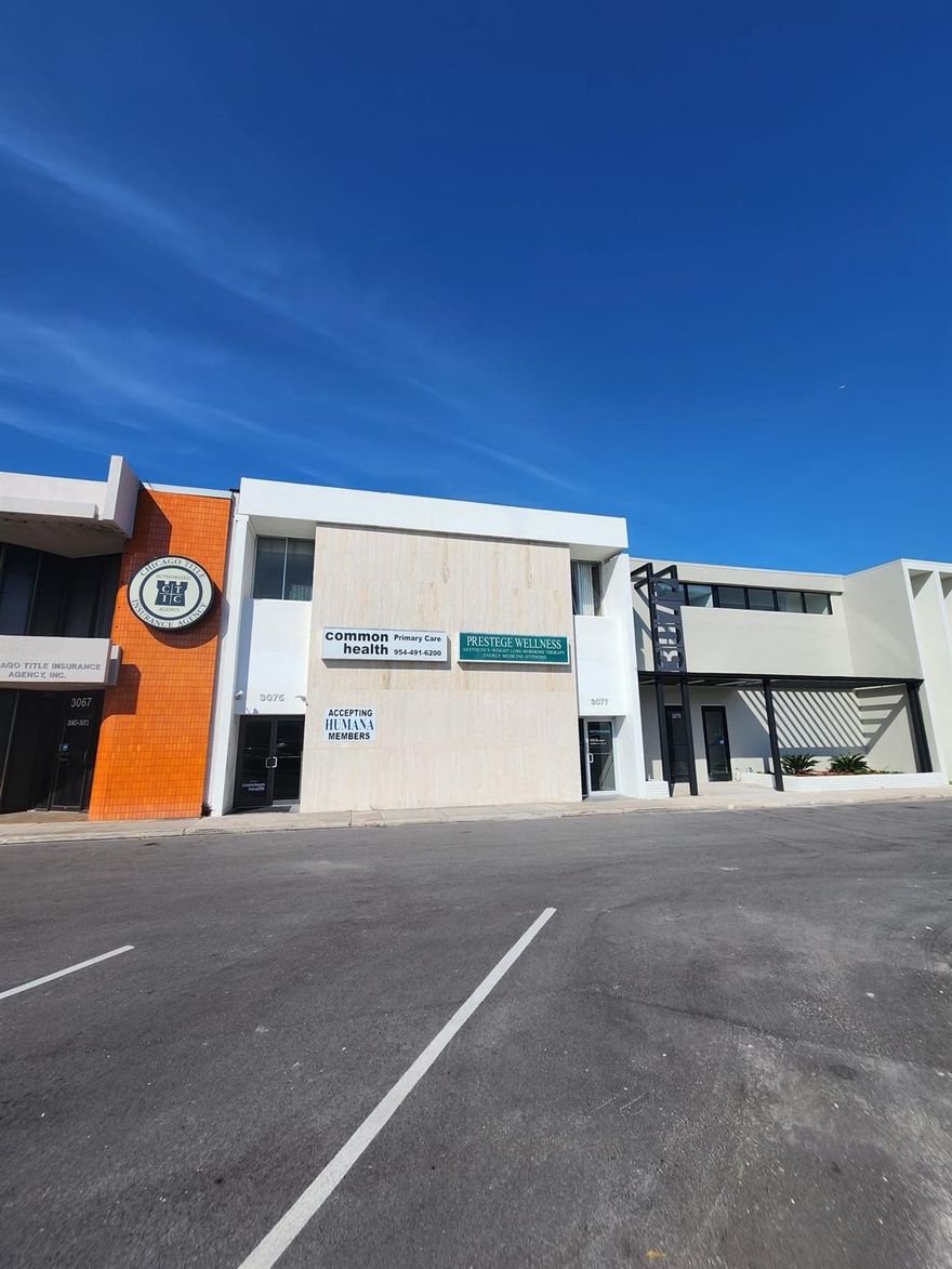 Prime Shared Office Space for Wellness Professionals – E Commercial Blvd & Bayview

Location, Location, Location! Situated in a prime area near E Commercial Blvd & Bayview, this unique shared office space is ideal for wellness professionals looking to collaborate with an established doctor.

Located on the second floor (stairwell access only), this space offers:
? Two private offices available
? Shared common areas, including:

Conference room
Kitchen
Examination rooms
Front desk
Plenty of Parking
24 Hour Access
A perfect opportunity for professionals in the wellness industry to team up and thrive in a collaborative environment. Call today for details!