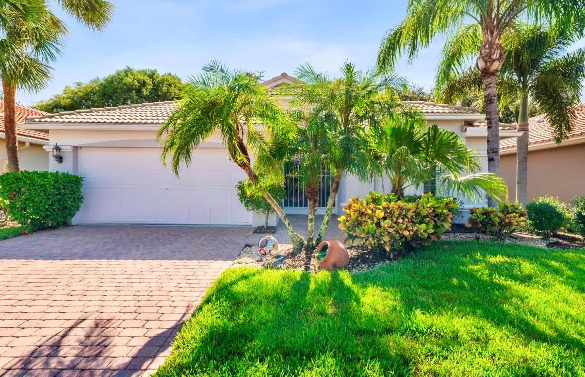 Welcome to this beautifully maintained one-story home in the sought-after Bellaggio 55+ community! With 3 bedrooms, 2 baths, and a 2-car garage, this residence offers comfort, style, and curb appeal. Enter through stained glass double doors into an open concept layout featuring tile and hardwood floors throughout. The centerpiece is a brand-new kitchen with stainless steel appliances, quartz countertops, and a spacious breakfast area, perfect for cooking or entertaining. A newer hot water heater and A/C provide peace of mind. Living here is like being on vacation every day with resort-style amenities including multiple indoor and outdoor pools, a café, fitness center, pickleball, and more. This gently used home is move-in ready in one of the most vibrant 55+ communities!