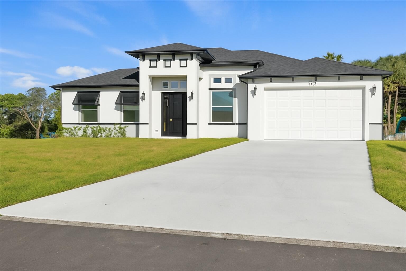 2025 GROZA SAVANNAH MODEL | 4 BED + DEN | 3 BATH | 2,633 SQFT | 1/2 ACRE Step into modern elegance, where thoughtful design meets everyday luxury. For the Interior Highlights: Chef's kitchen with quartz counters, custom cabinetry, stainless appliances & oversized island overlooking the Great Room with its show-stopping octagon coffered ceiling.Flexible den--perfect for a home office, play space, or quiet retreat. Formal dining room made for holidays & celebrations. Smart split floor plan for comfort and privacy. Hurricane-impact windows & doors for safety, efficiency & peace of mind. And to maximize your Outdoor Lifestyle - relax on your covered lanai, surrounded by the serenity of a 1/2 acre homesite. Room to design your dream backyard oasis-- the canvas is yours.