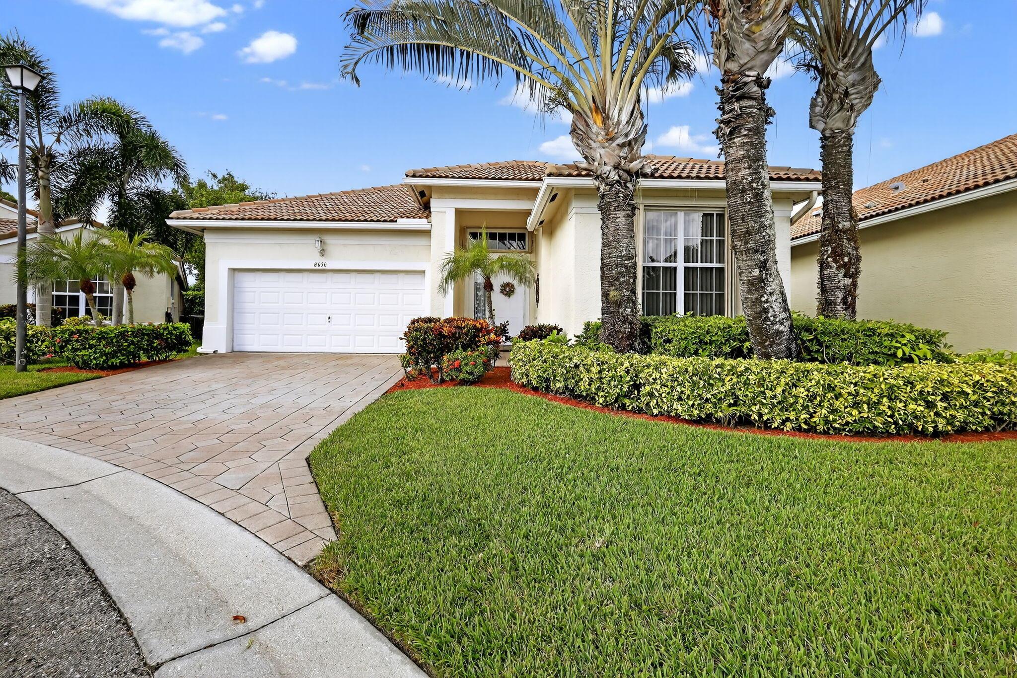 Property available for quick move in. No association approval required. Very spacious and well cared for 3 bedroom, 2 bath, 2 car garage single family home in a beautiful community of Andros Isle! This is a single story home, located on cul-de-sac. Brand new appliances and fresh coat of paint. Community amenities include a pool, tennis courts, walking paths, billiards and more. Close to Publix, Easy access to I-95 and Turnpike. Close to shops and restaurants,Palm Beach International Airport, Ballpark and many more.Move-in requirements: 1st, Last and security deposit.