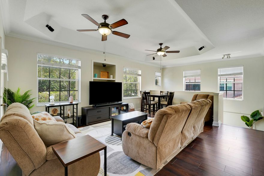 This is it! This rarely available 2-bedroom, 2-bathroom condo is a spacious corner unit with a one car, attached garage! This well-maintained unit offers the perfect blend of comfort and convenience, located just about 10 minutes from the Ocean and area beaches. Inside, you'll find a functional and spacious layout ideal for both full-time living and seasonal enjoyment. The home features a 2025 fridge/sink/ceiling fans, 2024 A/C, and 2023 roof, giving buyers added peace of mind. Enjoy easy access to nearby shopping, dining, and entertainment while living close to the coast. Opportunities like this don't come around often so don't miss your chance to own in this sought-after location!