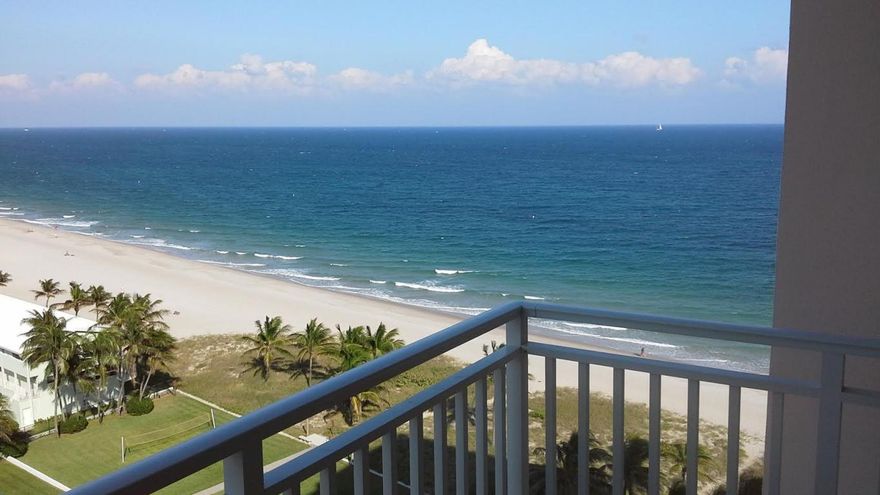 Direct ocean views! Turn Key 14th floor condo!  Located in Boutique Beachfront Community! Step out of your door and onto the sand! Desirable area that offers direct ocean views. Walk to tons of restaurants & great shops conveniently located just steps outside of your front door. Perfect for the beach lover, snow bird or simply a vacation home.  Investors welcome! Can rent immediately up to 3 times a year!