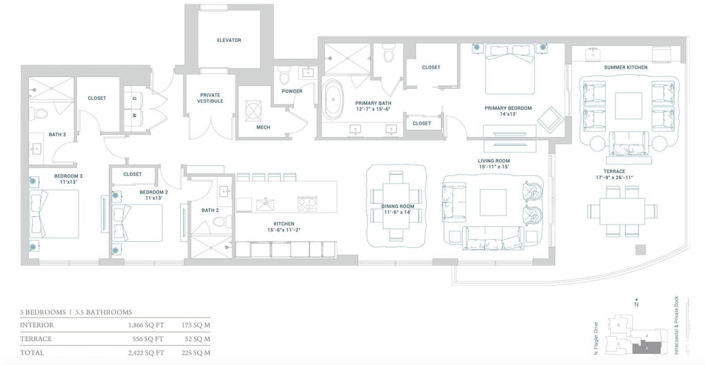 Photo of 4714 N Flagler Drive #1402, West Palm Beach, FL 33407 (MLS # B26028640)