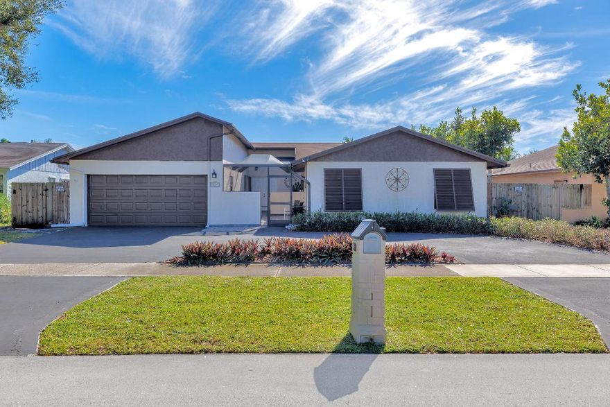 Beautiful and spacious home with excellent income potential.
This well-maintained property features a warm wood and granite kitchen, stainless steel appliances, and two large living areas, perfect for comfortable living and entertaining. The bedrooms are generously sized, and the home offers ample closet space throughout.
A major highlight is the separate mother-in-law suite with its own private entrance, ideal for rental income, extended family, or guests. The home is equipped with hurricane panels and a front extension with impact-resistant windows, providing added safety and peace of mind.
The garage has been converted into an additional room, offering flexible use as a bedroom, office, or family room, with the option to easily convert it back into a garage if desired.