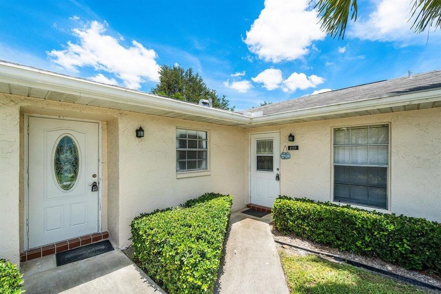 In the heart of Western Lake Worth this 2 bedroom, 2 bath is being sold AS IS with a private parking spot. Light and bright floor plan which features kitchen with ceramic tile flooring, breakfast area, separate dining area, large living room with easy access to enclosed patio area, roomy Master Bedroom with private bath, 2nd bedroom and bath is perfect for guest. Community features includes two swimming pools, tennis, clubhouse, walking path around two lakes, shuffleboard, pickleball and bocce ball plus lots of club activities