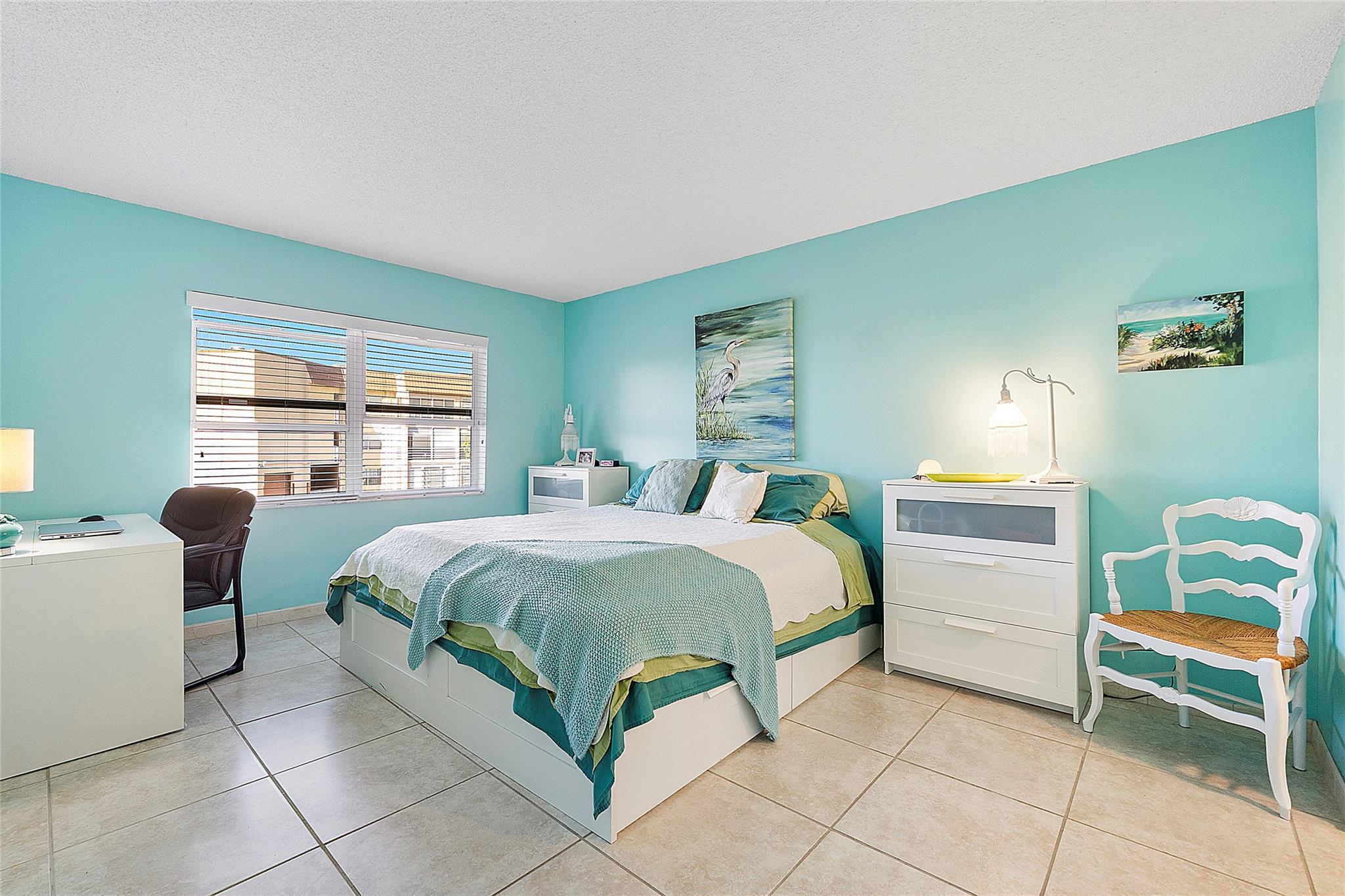 "Turnkey" beachy tropical retreat, Just bring your toothbrush, This pretty ocean-blue condo reminds you of the beach & only 20 mins away, Golf course community, Move in ready with all furniture, linens, dishes & cutlery everything as seen on MLS, Stay & swim in the immaculate heated pools "indoor or outdoor" The clubhouse is gorgeous with weekly shows, dancing & Bingo, Our 8 court Pickleball courts are fabulous "bring your game" We have 10 additional outdoor pools in Phase 3, 1 pool is steps away from the condo, State of the art Gymnasium, Sauna, library, New roof already paid for & coming soon, Maintenance fee includes-water-Internet-cable, trash, pest control, insurance & "Total" maintenance, Community & roaming security 24/7 All mortgages accepted, See photos for all inside features.
