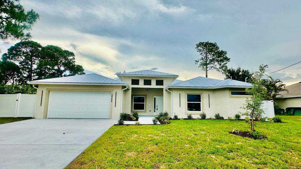 Photo of 3366 SW Esperanto Street, Port Saint Lucie, FL 34953 (MLS # B26041704)