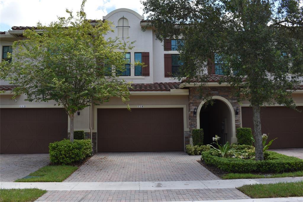 Beautiful 3-bedroom, 2.5-bath townhouse with a 2-car garage located in the community of The Cove at Lago Mar in Plantation. This home features a screened-in porch overlooking the canal, perfect for outdoor relaxation. The spacious kitchen offers a center island, walk-in pantry, and a convenient half bath on the main floor. Upstairs, all bedrooms feature brand-new vinyl flooring, and there's a laundry closet with washer and dryer. Tile flooring downstairs for easy maintenance. All windows are impact resistant for peace of mind. The Cove at Lago Mar is a gated community with card access, a gate on wheels, and a sparkling pool. Excellent location near the Sawgrass Expressway, I-595, and I-75, close to shopping, dining, and great schools.