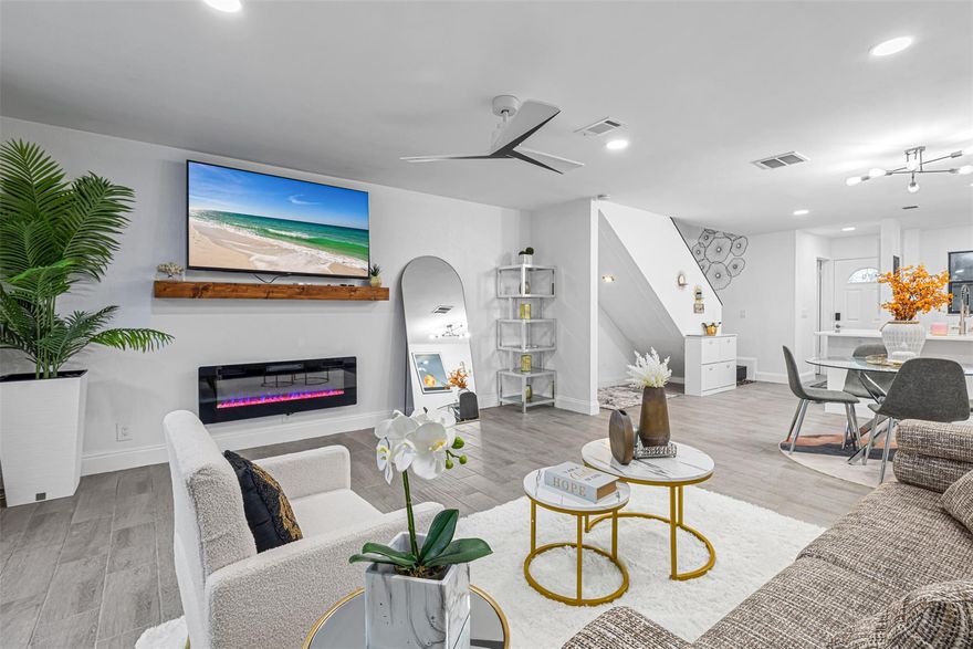 Indulge in worry-free island living in this fully renovated end unit 2-bed, 1.5-bath townhouse on North Hutchinson Island. Every detail exudes luxury with high-end fixtures enhancing the coastal charm. Imagine waking up to the sound of waves and peeking through your windows to the blissful ocean view. The interior is a haven of tranquility, bathed in natural light with a modern kitchen inspiring culinary delights. Your oasis extends beyond with deeded beach access just across the street. Enjoy sun-kissed days on pristine sands or take a refreshing dip. Embrace an active lifestyle with on-site amenities like a pool and tennis courts. This haven is not just a home; it's a worry-free escape to a beachside paradise where every moment is infused with the joy of island living.