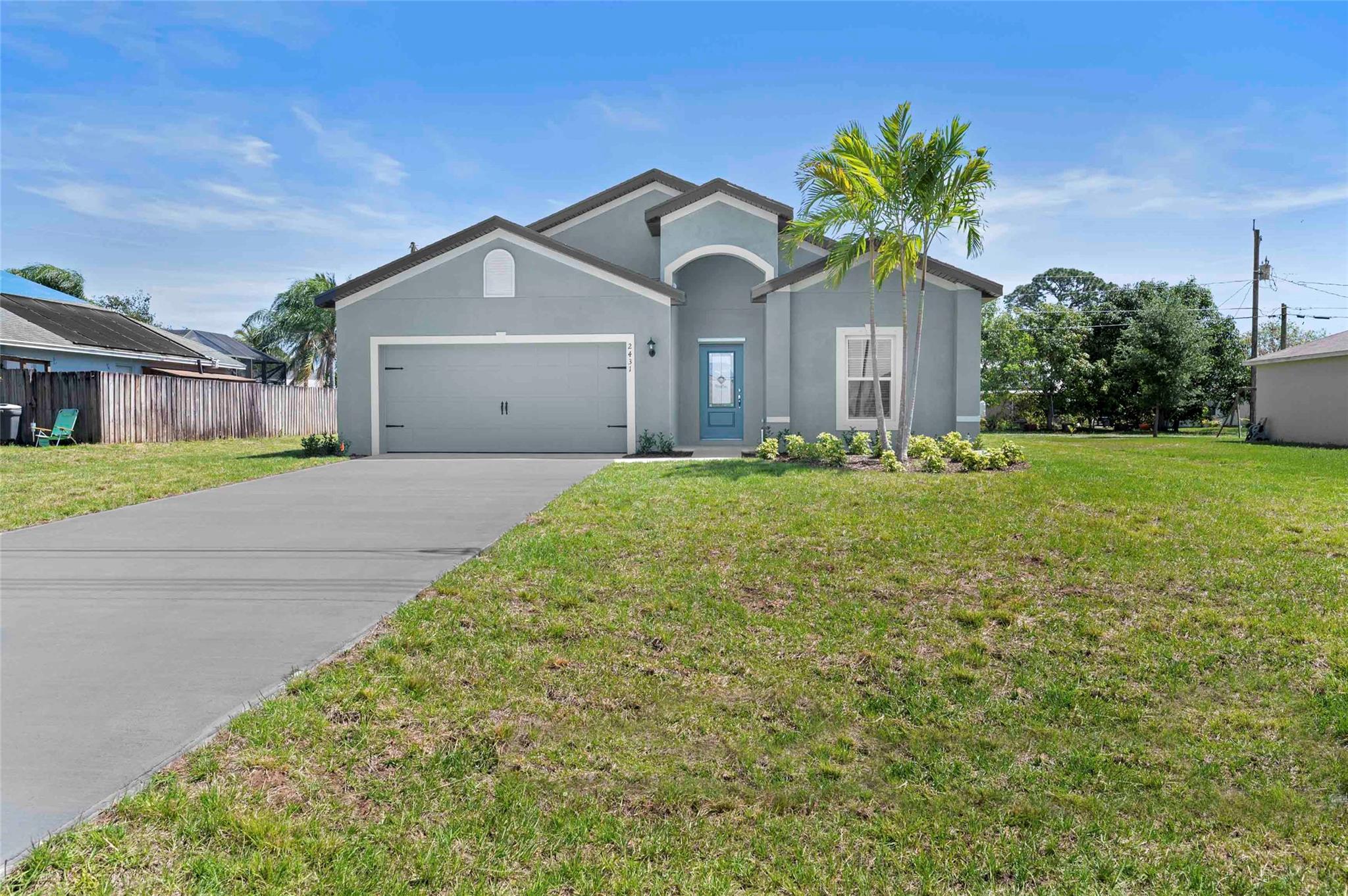 The Escambia plan serves as a spacious living area for families and guests. Featuring an open
concept floor plan, the home boasts 4 spacious bedrooms, 2 full bathrooms and is complete with
thousands of dollars’ worth of upgrades. These include energy-efficient Whirlpool® appliances, spacious
granite countertops in the kitchen, stunning wood cabinets, brushed nickel hardware and an attached
two-car garage. In addition, the Escambia’s secluded master retreat highlights a large walk-in closet. Best of
all, Port St. Lucie residents looking to live in a premier location are presented with a plethora of local
area attractions such as amenity-packed parks, pristine beaches and water recreational activities. *Appliance models are subject to availability.