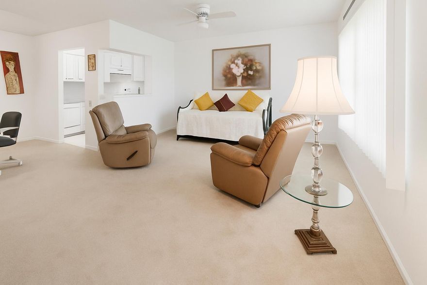 One the lowest priced condos!!! Partially Furnished!!!Close to New England entrance gate, clubhouse and houses of worship! Nestled within the fabulous Century Village 55+ community, this  1-bedroom 1.5 bath, condo offers a very low price in a community with more amenities than you can count! Partially furnished condo. The layout integrates the living and dining areas, allowing for dining, relaxation and entertainment. 2 a,c, units. NEWER ELECTRICAL PANEL!