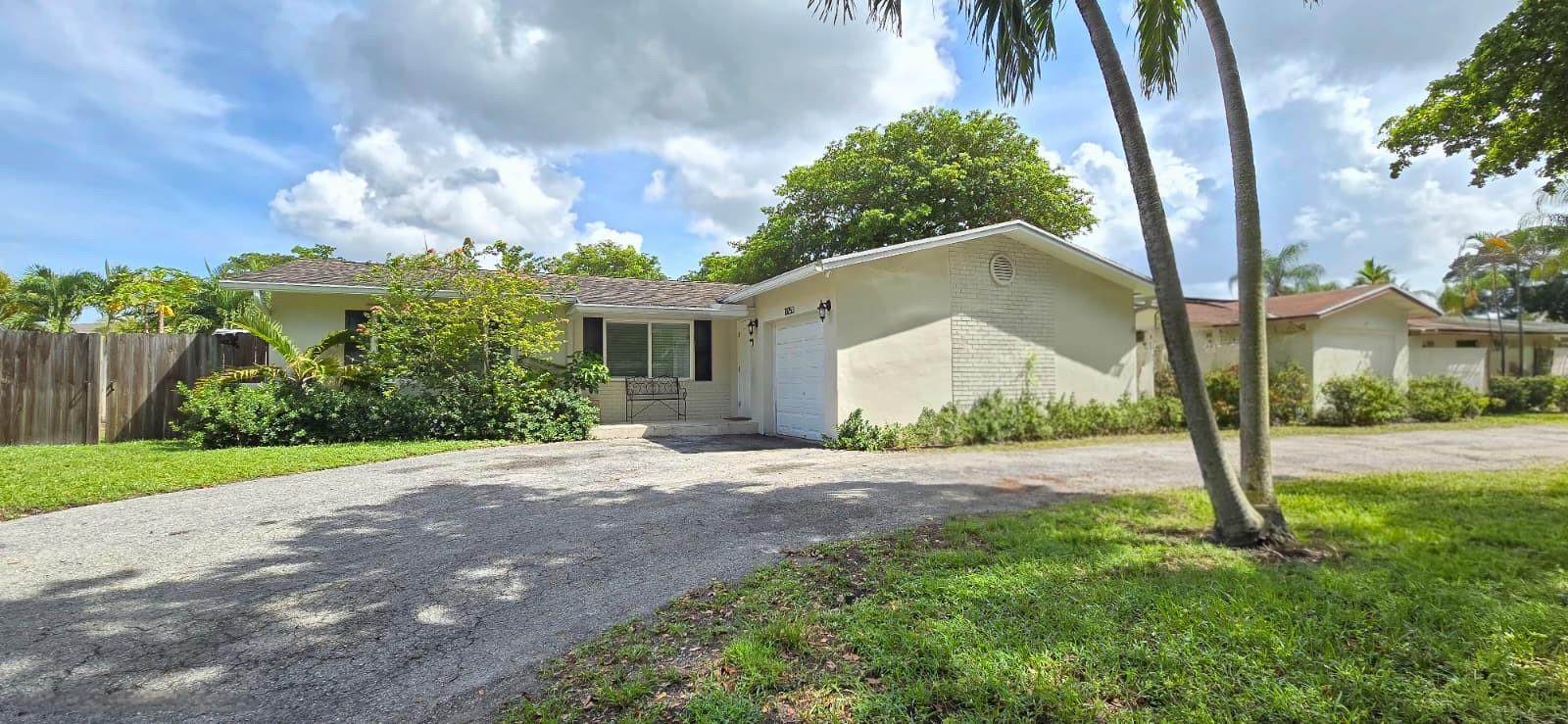 Beautiful 4-Bedroom, 2-Bath Home in Cooper City – No HOA!
Don't miss this move-in-ready 4-bedroom, 2-bathroom home located in the heart of Cooper City. Enjoy peace of mind with impact windows and a brand-new A/C. The home features a bright and spacious layout with plenty of natural light throughout. The circular driveway offers ample parking, and the partially paved backyard provides a perfect space for relaxing or entertaining.
Located just minutes from parks, top-rated schools, shopping, dining, and places of worship – all with no HOA! This home is perfect for families or anyone looking for comfort and convenience in a great neighborhood.