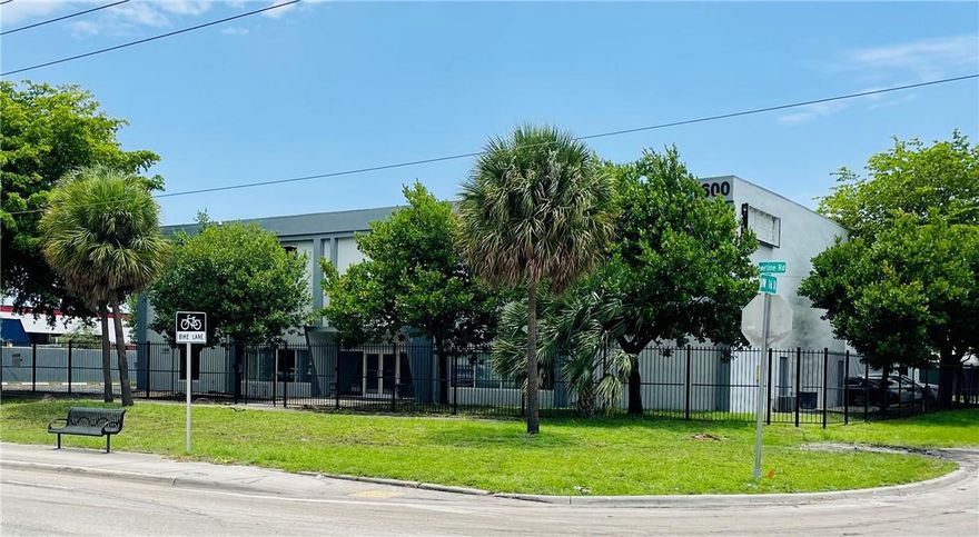 Two flex buildings situated on 200’ on Powerline Rd. Front Building is 2 story and 13,264 sq. ft. and rear building is 2,670 sq. ft. both situated on .87 acres and close to all major arteries.  Prominent features include fully fenced, 16’ ceiling heights, New roof 2021, freight elevator, 3 phase power, large call center area, 12 grade level doors. I-1 zoning would permit print shop, telecommunications facility, trade school, medical/ dental office, hospital, aircraft or aviation equipment sales or rental, boat sales/ repair, employment agency, call center, gun range, gym, bar, hall for hire, nightclub, automotive sales and service, car wash, gas station, truck terminal,   heavy equipment sales and repair, machine shop, food and beverage manufacturing, warehouse storage, showroom.