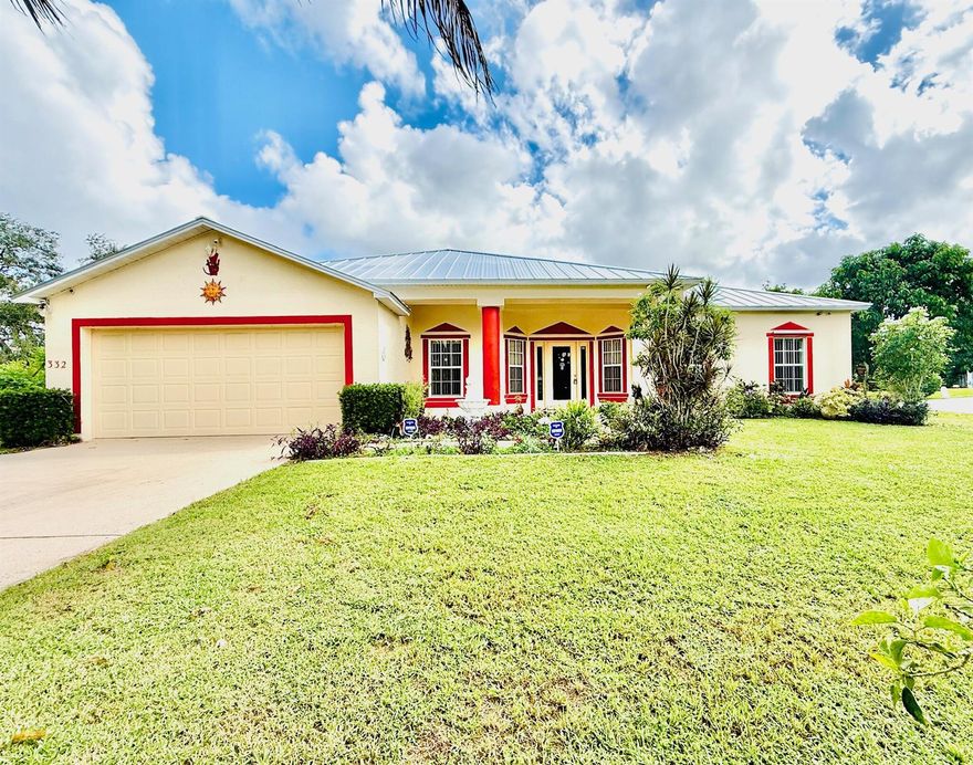 **Spacious 4-Bedroom Home for Rent in Port St. Lucie**Welcome to this beautifully maintained 4-bedroom, 2-bathroom home with a 2-car garage, perfectly situated on an oversized corner lot adorned with lush fruit trees. Enjoy the extra outdoor space and a convenient storage shed for all your tools and toys. Inside, the home offers tile flooring throughout, a washer and dryer, and a screened, covered lanai--ideal for relaxing or entertaining.Centrally located in Port St. Lucie, this home is just minutes from the Florida Turnpike for easy commuting, seconds from a local boat ramp, and only 30 minutes from the beach.