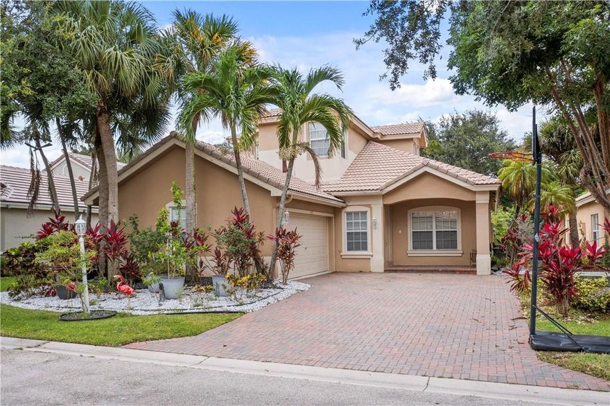 Don't Miss Your Chance To Live The Parkland Lifestyle Here in This Gorgeous 4 Bedroom, 3 Bathrooms Plus a Loft w/ Screened in Patio and Extended Travertine Pavers Out Back. Features Include Beautiful Granite Countertops, Large Kitchen w/ Breakfast Area, 3 Year Old Kitchen Appliances, Porcelain Tile Throughout Main Living Area and Porcelain Wood Tile in Bedrooms Downstairs, Upstairs AC is Brand New, Updated Bathrooms, Custom Closets, Master Bedroom Downstairs Along w/ Another Bedroom Down That Can Be a Guest Suite, Upstairs Are Two More Bedrooms w/ a Loft in The Middle, Perfect for A Playroom, Media Room, A-Rated Schools, Resort-Style Clubhouse, 24-Hour Guard Gate, Low HOA Includes Comcast High Speed Internet, Cable & ADT Alarm System. Parkland A Rated Schools!