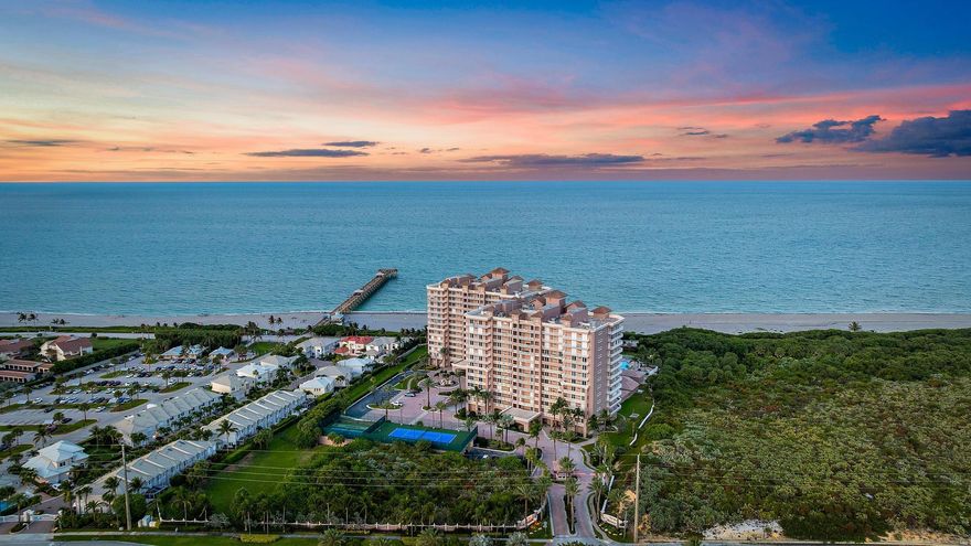 Breathtaking ocean-view residence in the prestigious Ocean Royale of Juno Beach. This spacious 3 bedroom, 2.5 bathroom Baltic model with a versatile media room/den offers over 2,600 square feet of refined living space with panoramic views of the Atlantic Ocean and tranquil preserve. Set in a full-service, luxury beachfront community, this residence boasts a private elevator entrance, a thoughtfully designed split-bedroom layout, and elegant upgrades throughout. As you step inside, you're greeted by an open, light-filled living area with high ceilings, neutral tile flooring, and expansive impact glass sliding doors (installed in 2015) that frame breathtaking views in every direction. The great room flows effortlessly to an east-facing balcony perfect for enjoying ocean breezes, morning sunrises, or peaceful evening sunsets over the preserve.

The kitchen is a true showstopper, completely remodeled in 2016 with custom cabinetry, sleek granite countertops, premium stainless steel appliances, and a modern, functional layout ideal for entertaining. Whether preparing a gourmet meal or hosting friends and family, this space is both stylish and practical.

The primary suite is a serene retreat, offering ocean views, balcony access, dual walk-in closets, and a luxurious en-suite bath with dual vanities, a soaking tub, and a separate walk-in shower. Two additional bedrooms, one with its own en-suite, along with a flexible den/media room, offer ample space for guests, hobbies, or working from home.

This unit is beautifully appointed with negotiable Ethan Allen furnishings, providing an elevated turnkey option for the discerning buyer. Additional features include impact glass throughout, garage parking space, and an oversized private storage room.

Ocean Royale offers a true resort-style lifestyle with 24-hour manned security, concierge services, a resort-style pool, tennis, fitness center, theater, billiards room, library, and private beach access just across the street.

Ideally located near the Juno Beach Pier, Loggerhead Marine Life Center, golf, upscale shopping, and dining, this residence offers the perfect blend of coastal luxury and everyday convenience.

Don't miss this rare opportunity to own a beautifully upgraded, ocean-view home in one of Juno Beach's most desirable addresses. Schedule your private showing today.  
Seller is offering a credit that may be applied toward a temporary 2-1 interest rate buydown or buyer closing costs, subject to lender approval and buyer qualification. A temporary buydown allows qualified buyers to reduce their monthly payments during the first two years before adjusting to the full note rate. Terms, eligibility, and program availability are determined by the lender.
