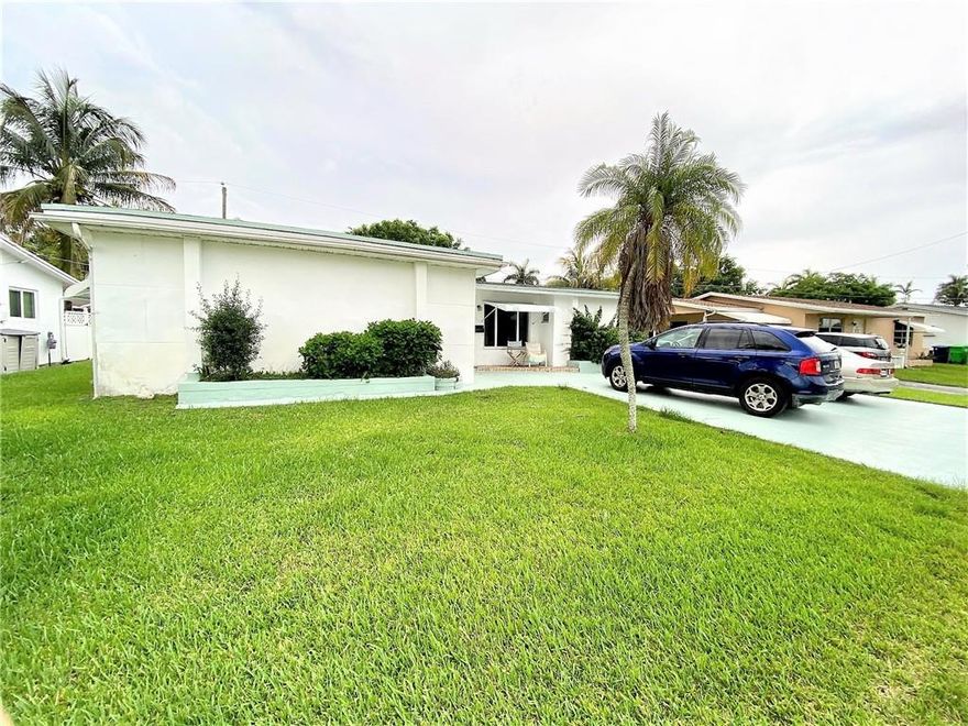 This property is conveniently located just a couple of blocks from University Drive and Sunrise Blvd.. Close to shopping, banks, restaurants, etc. The house has 2-bedrooms, 2-baths with ceramic tile floors, an enclosed Florida Room and double driveway.  It has a new garage door and new kitchen stove. Low HOA fee covers lawn maintenance and pool facilities. No rentals for two years but property is currently rented to tenant. Property may be sold with tenant or without. Sold as-is.